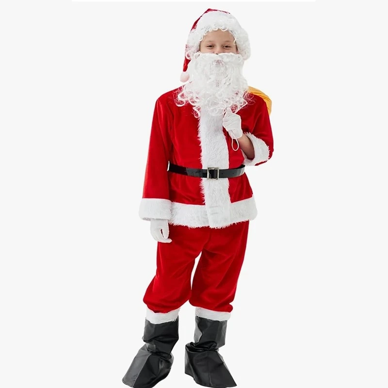 Fantasia infantil de Papai Noel de Natal